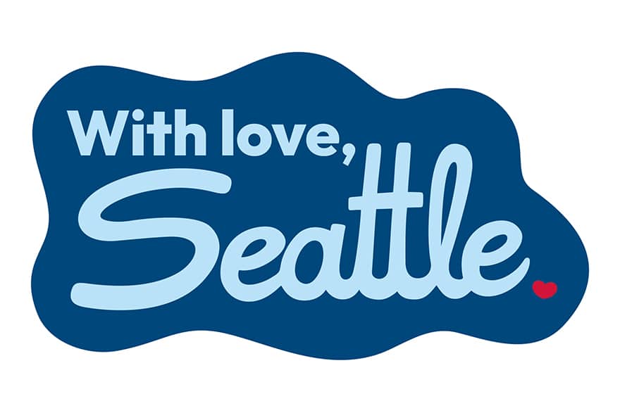 With Love, Seattle logo